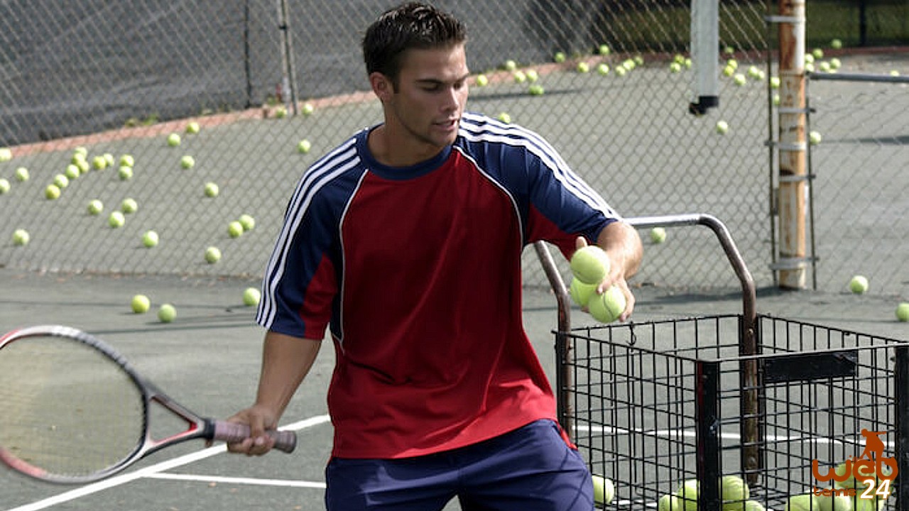 teaching tennis