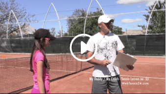 thirty-third my daddy / my coach live tennis lesson