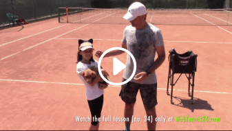 thirty-fourth my daddy / my coach live tennis lesson