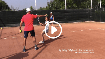 forty-fourth my daddy / my coach live tennis lesson