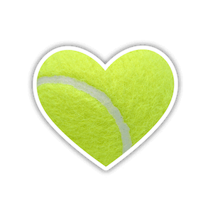 tennis heart picture