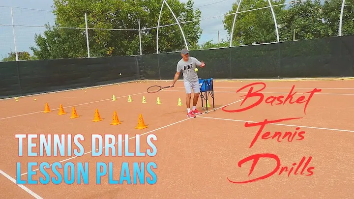 basket tennis drills / private tennis lesson plans