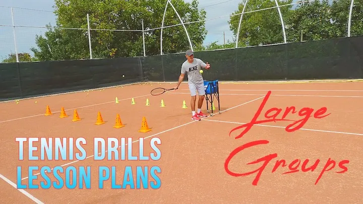 tennis drills and lesson plans for large groups