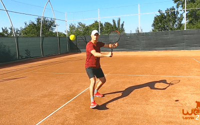 5-Step Backhand Volley Tennis Lesson (No Talking)