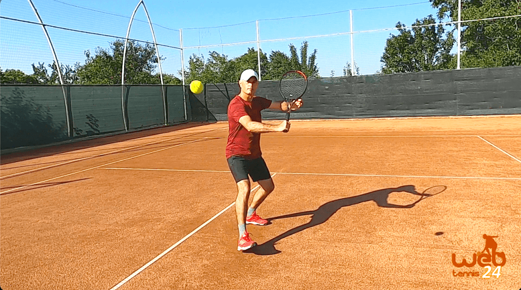 backhand tennis volley
