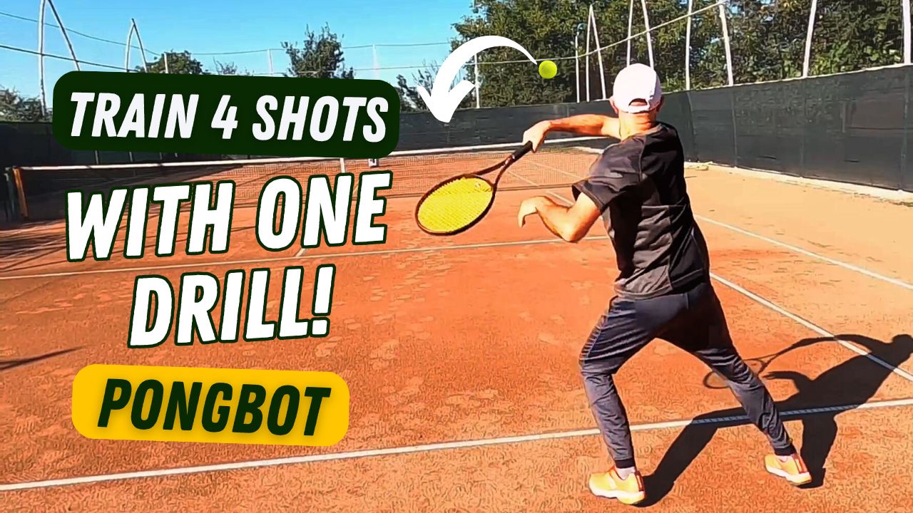 Tennis Drill: Drive. Moon. Slice. Drop.