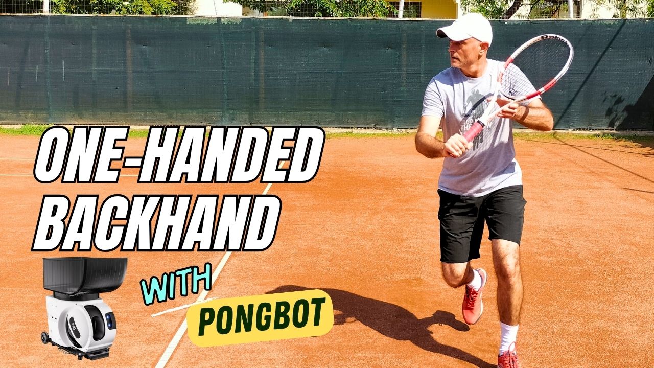 One-Handed Backhand: Learn Solo with a Ball Machine