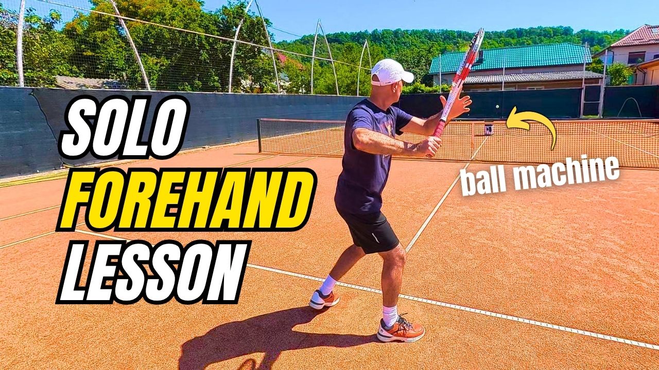 Forehand Lesson: Learn Solo with a Ball Machine