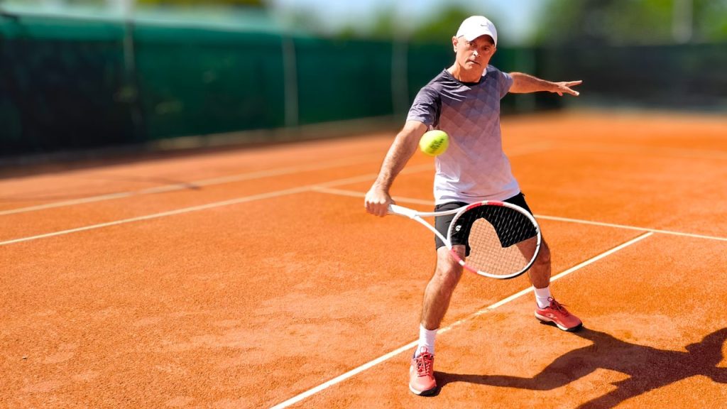 backhand tennis volley