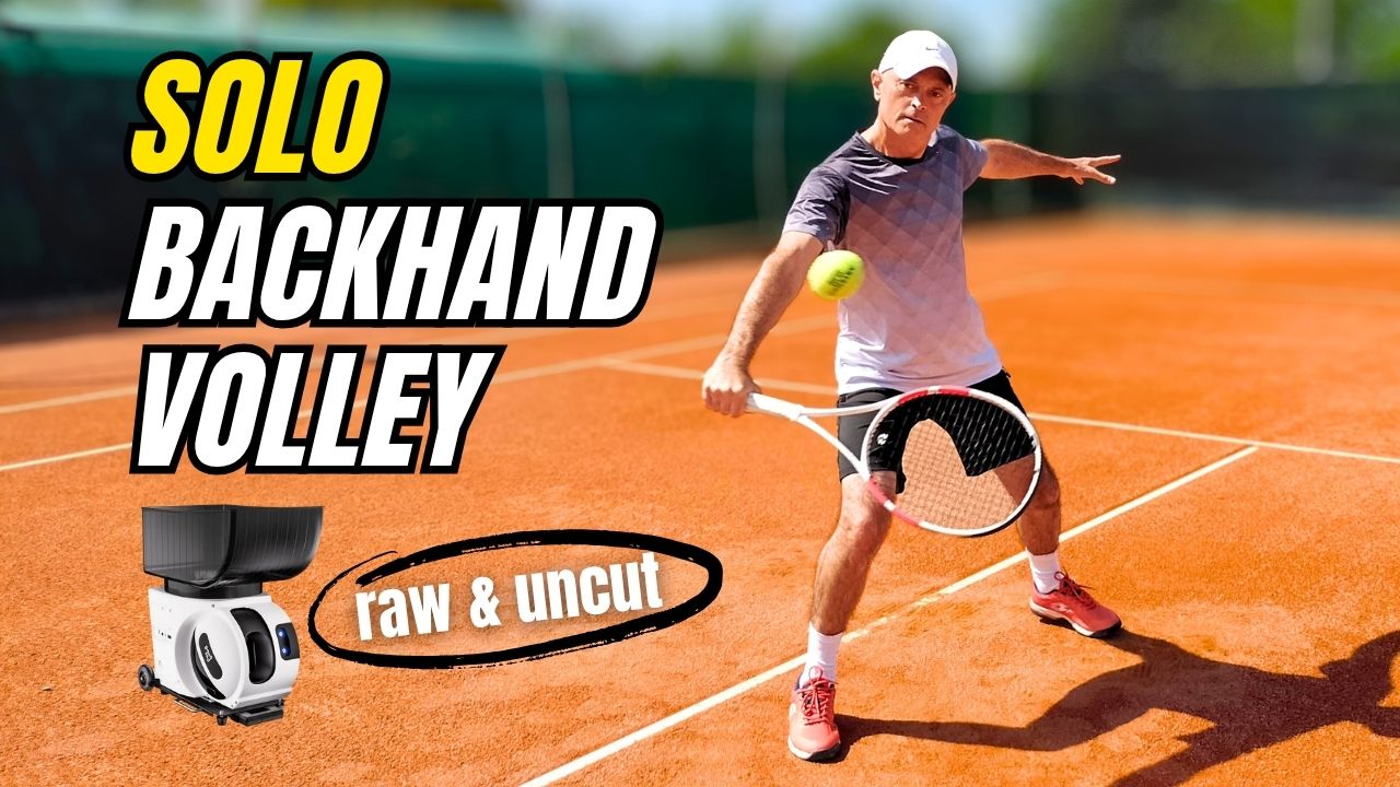 Backhand Volley: Learn or Fix / Solo Training