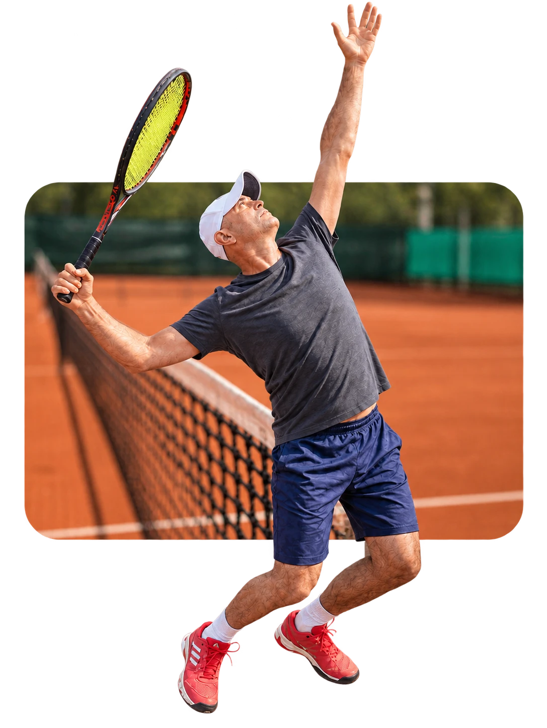Cosmin Miholca serving