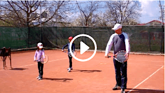 my daddy my coach - kids tennis lesson 12