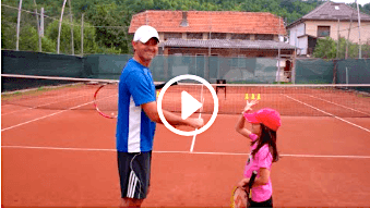 my daddy my coach - kids tennis lesson 16