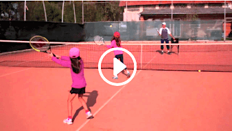 my daddy my coach - kids tennis lesson 19