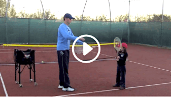my daddy my coach - kids tennis lesson 2