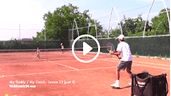 my daddy my coach - kids tennis lesson 23