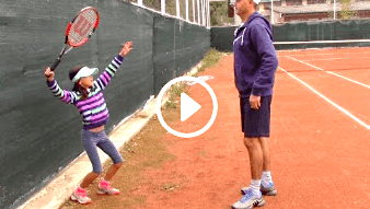 my daddy my coach - kids tennis lesson 30
