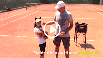 my daddy my coach - kids tennis lesson 34
