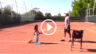 my daddy my coach - kids tennis lesson 37