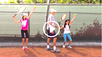 my daddy my coach - kids tennis lesson 40