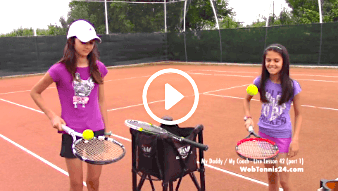 my daddy my coach - kids tennis lesson 42