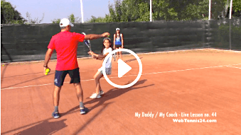 my daddy my coach - kids tennis lesson 44