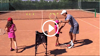 my daddy my coach - kids tennis lesson 6