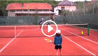 my daddy my coach - kids tennis lesson 8