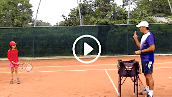 my daddy my coach - kids tennis lesson 9